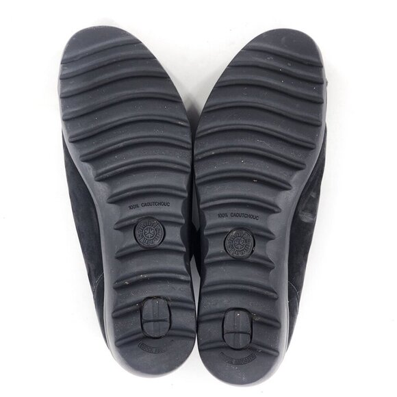 MEPHISTO Mobils Black Nubuck Keather Hook & Loop Sneakers - Picture 10 of 10